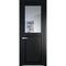 Межкомнатная дверь эмаль Profil Doors 2.6.2PD блэк остеклённая