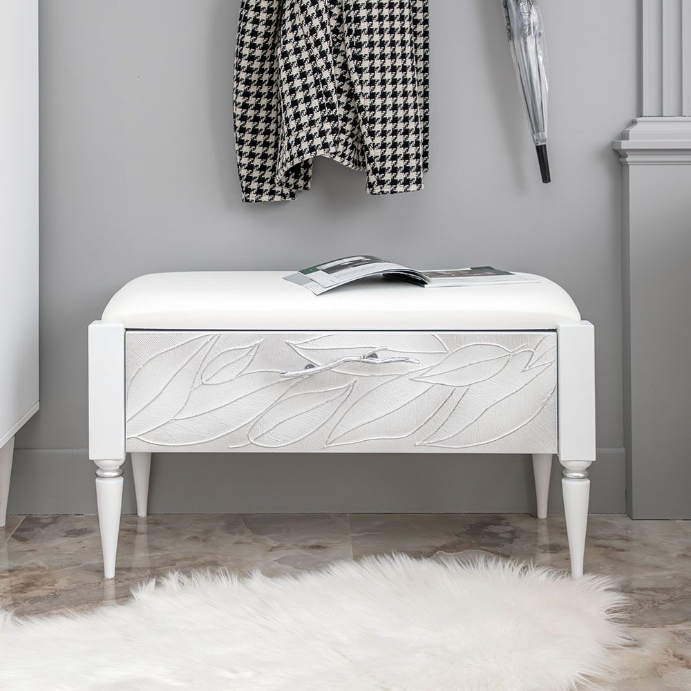 Банкетка Арт Айс Сильвер