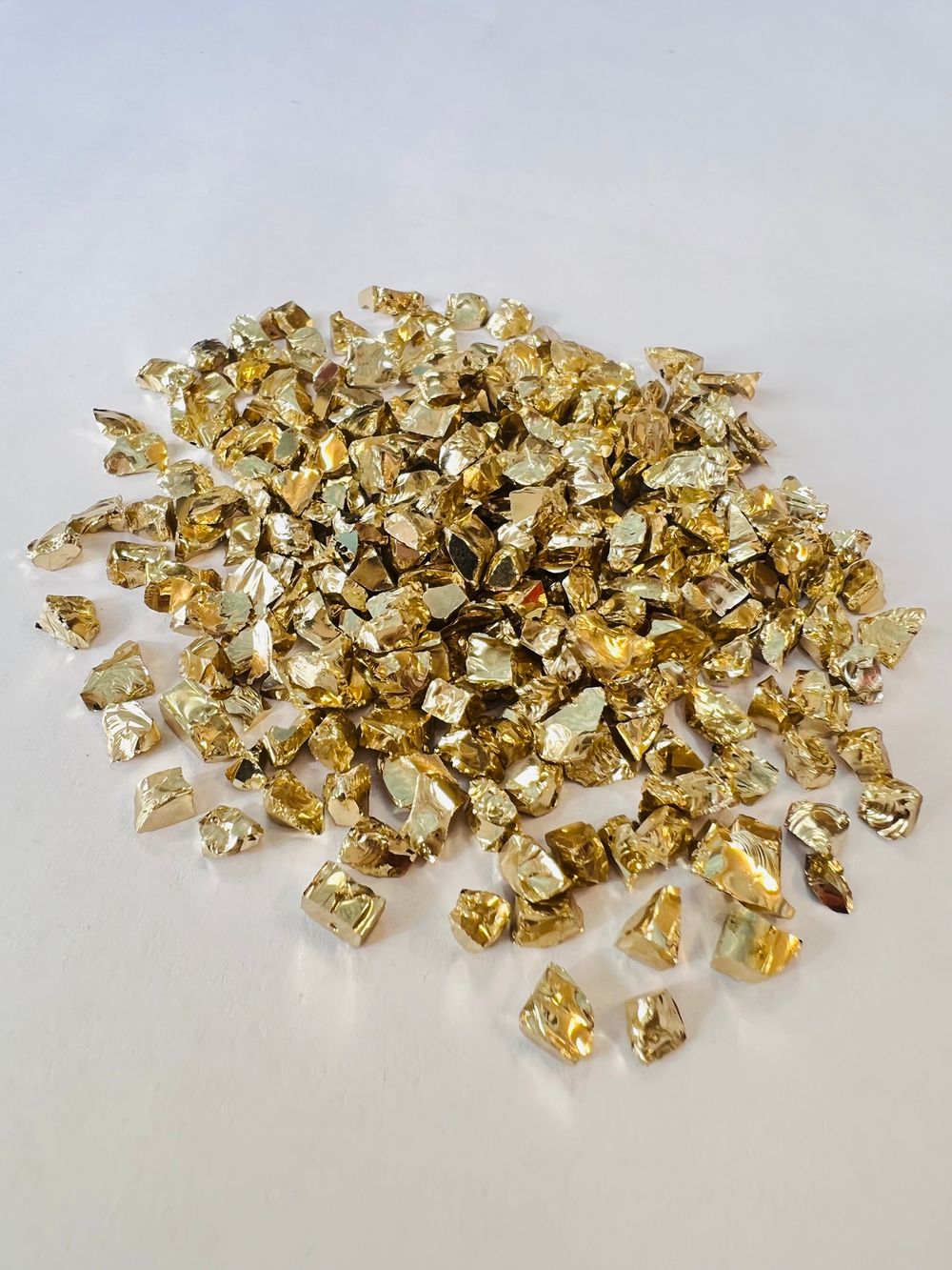 Стеклянная крошка Золотая фракция 4