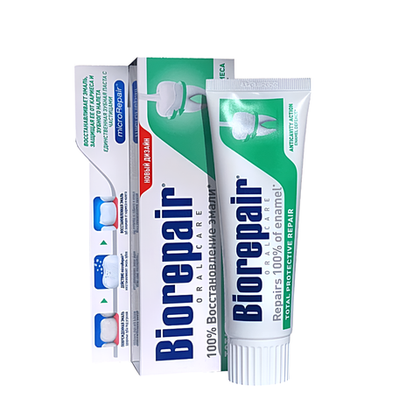 Зубная паста Biorepair Total Protective Repair комплексная защита, 75 мл