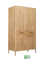 Шкаф из массива дуба двухдверный Porto-2 (Atlanta-2)
