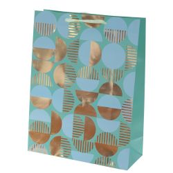 GAEM Пакет подарочный L (бумага 210г/м2, блок микс 12шт), L30 W12 H39 см, 4в.