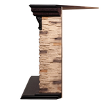 Каминокомплект Real Flame Dublin Corner Rock AO с очагом Eugene (угловой)