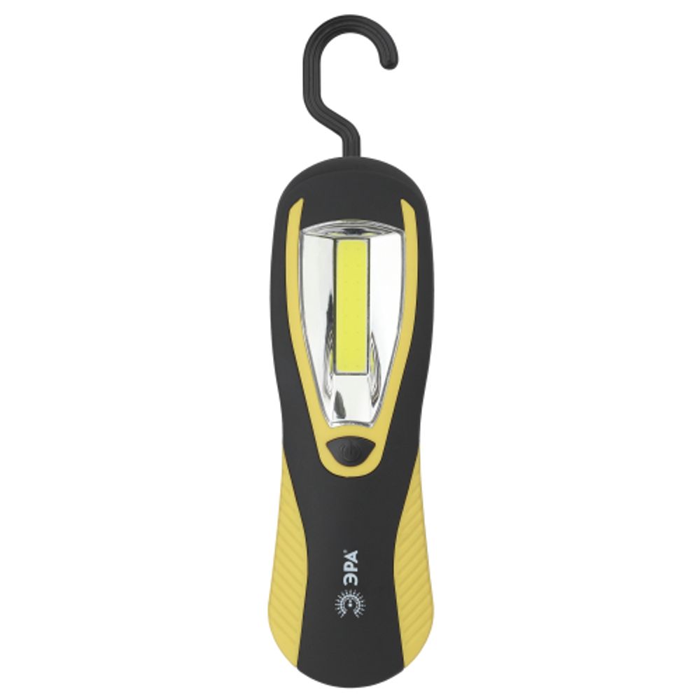 Светодиодный фонарь ЭРА Рабочие Практик RB-701 ручной на батарейках магнит крючок Soft-touch | Рабочие  фонари