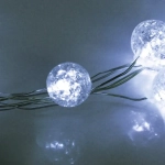 Гирлянда для дома «Жемчужина» на батарейках 2,0 м 20 ламп LED, d-1 см, 3 реж., IP-20, Белый