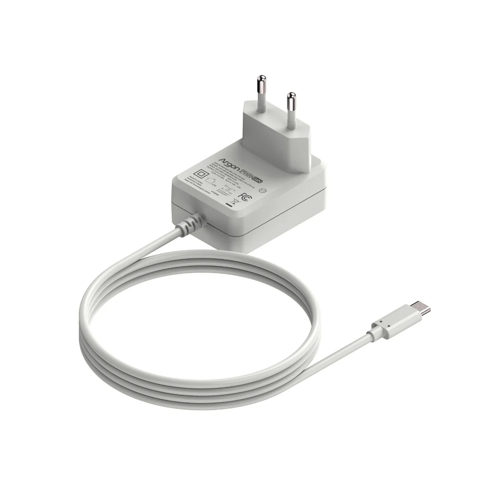 Блок питания Argon Type-C 27 Ватт, Rapsberry pi 5