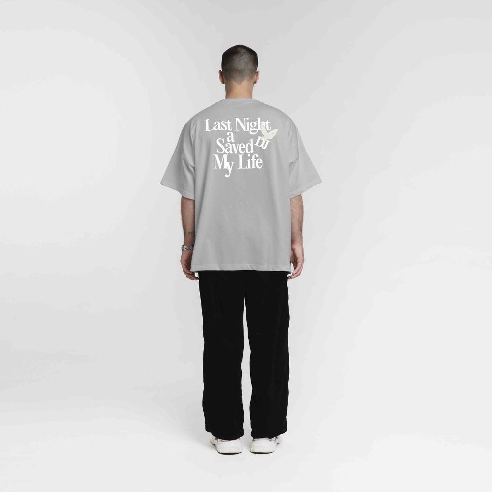 Купить Футболка Dissident Last Night DJ серая Футболка Dissident Last Night DJ серая