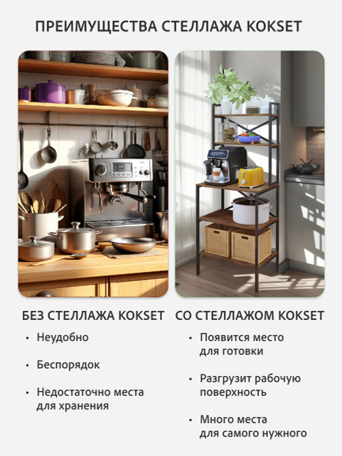 Стеллаж KOKSET