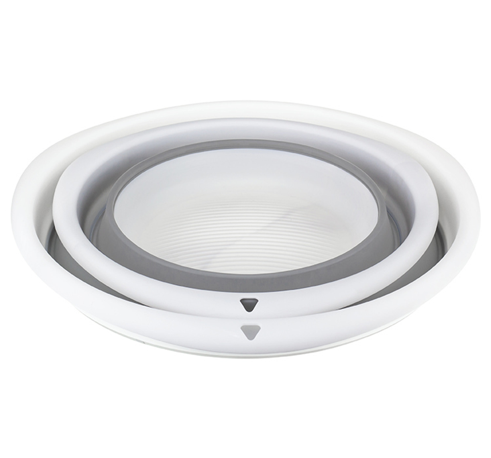 Таз ФЛЕКС 10 л складной, отверстие для подвешивания, материал- полипропилен, ТЭП М2502