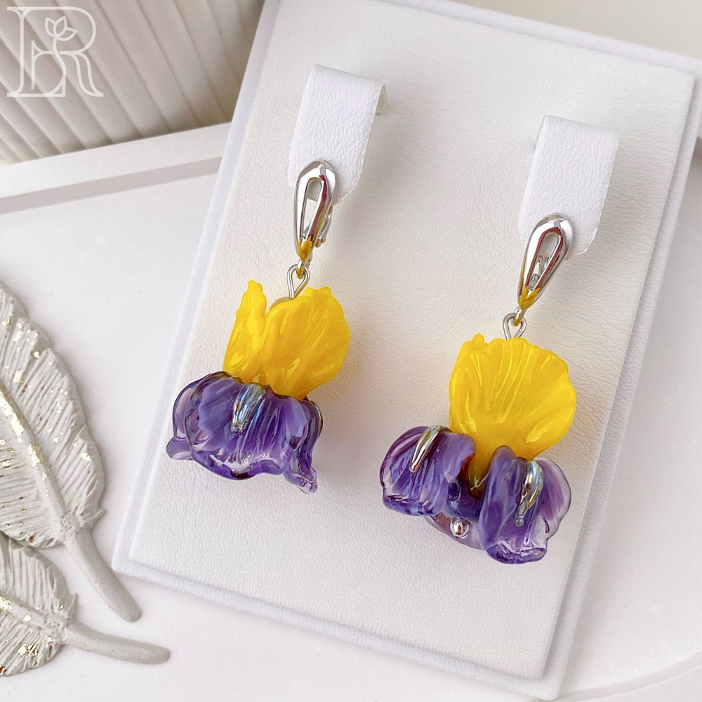 Серьги Ирисы