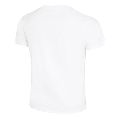 Мужское теннисное поло Quiet Please Retro Logo T-Shirt Men - White, Dark Blue