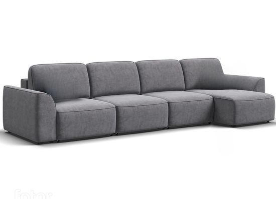 Диван ВЕНЕЦИЯ П-образный с отоманкой