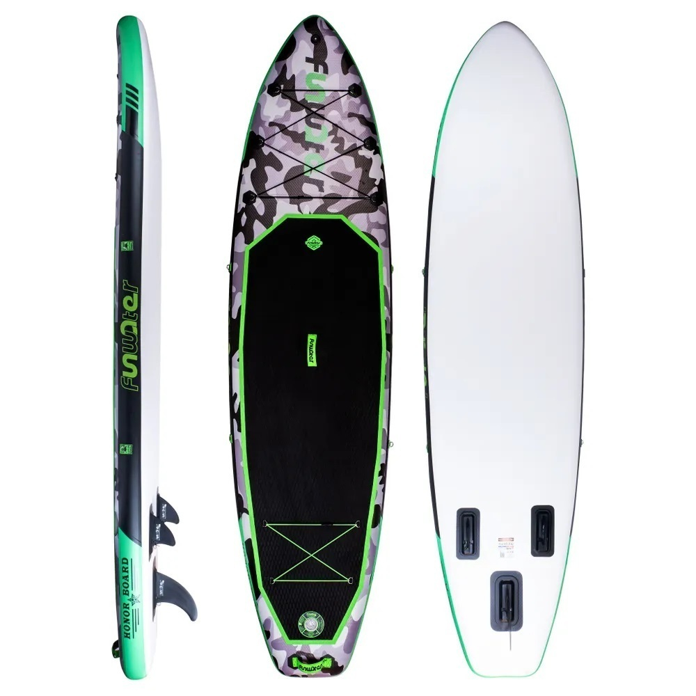Надувная SUP-доска Tech Team FunWater HONOR 11' (335х83х15 см) сапборд (сиденье в комплекте)
