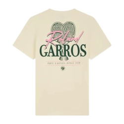 Теннисная футболка Roland Garros Rackets - ecru