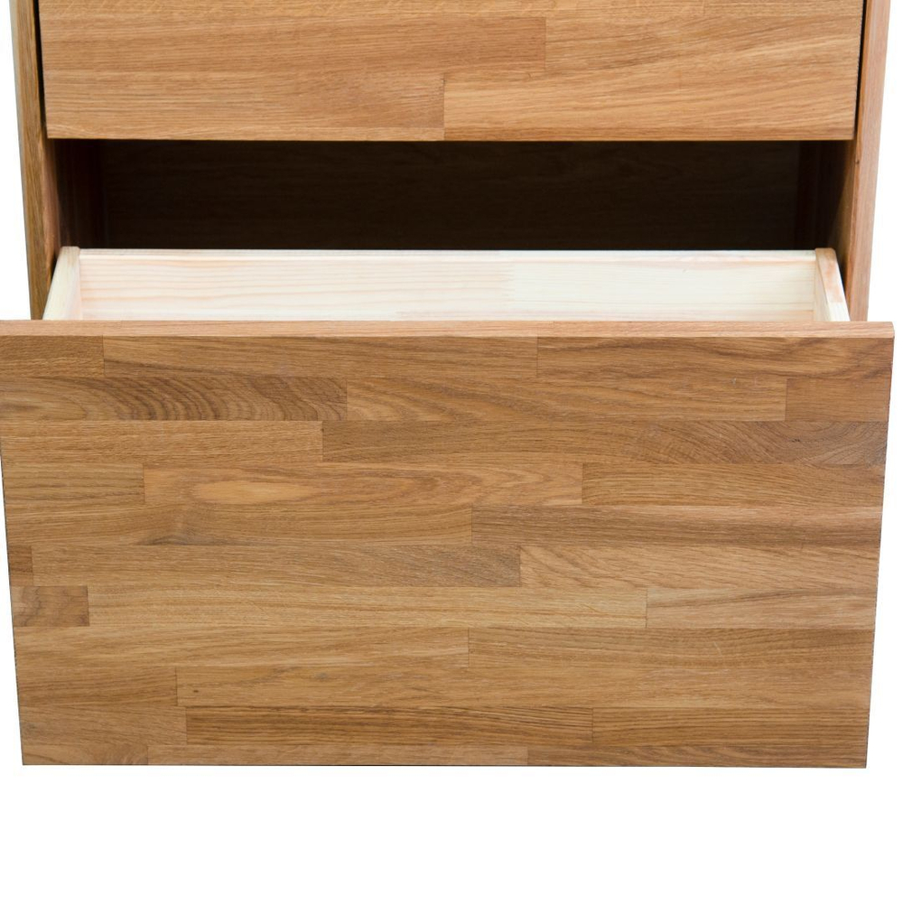 Шкаф витрина Михаэлла для гостиной из массива дуба