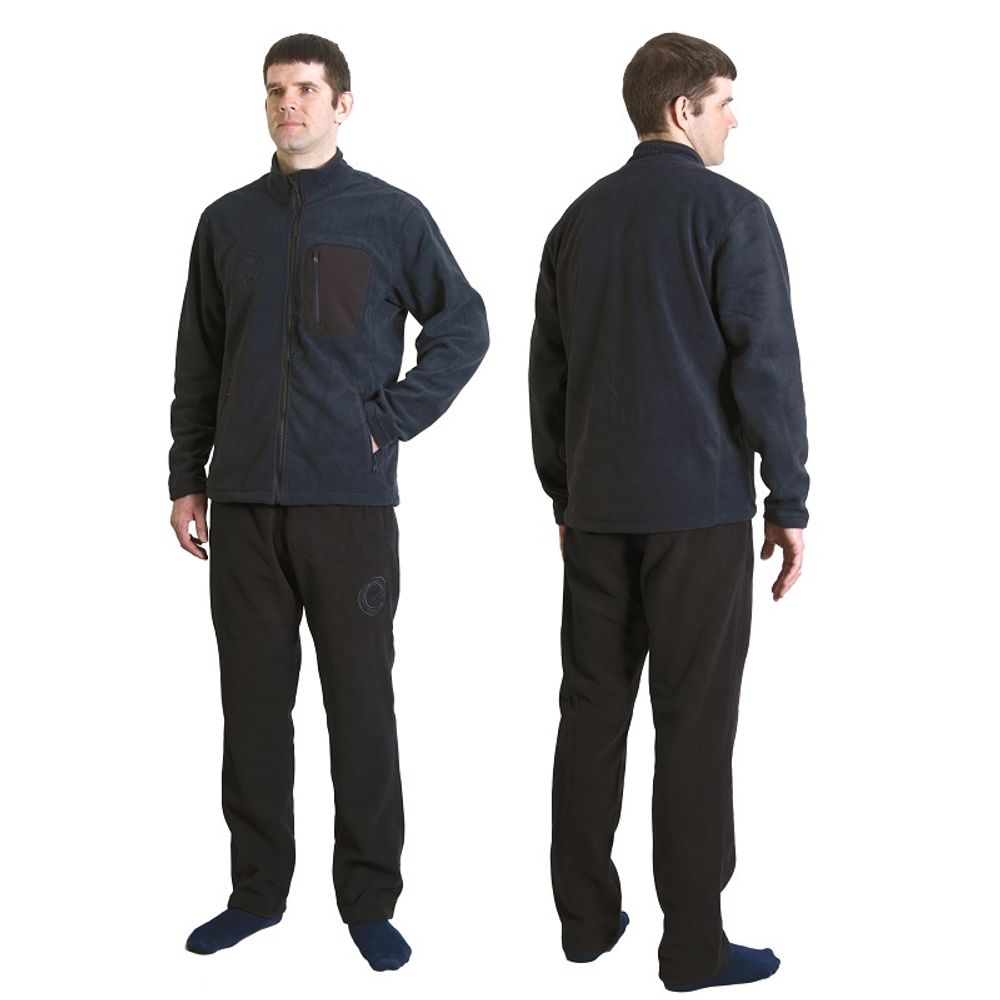 Флисовый комплект Royal Fish серый р-р L