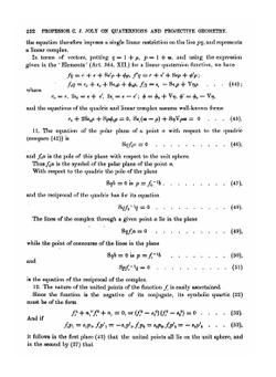 Quaternions and Projective Geometry | Charles Jasper Joly