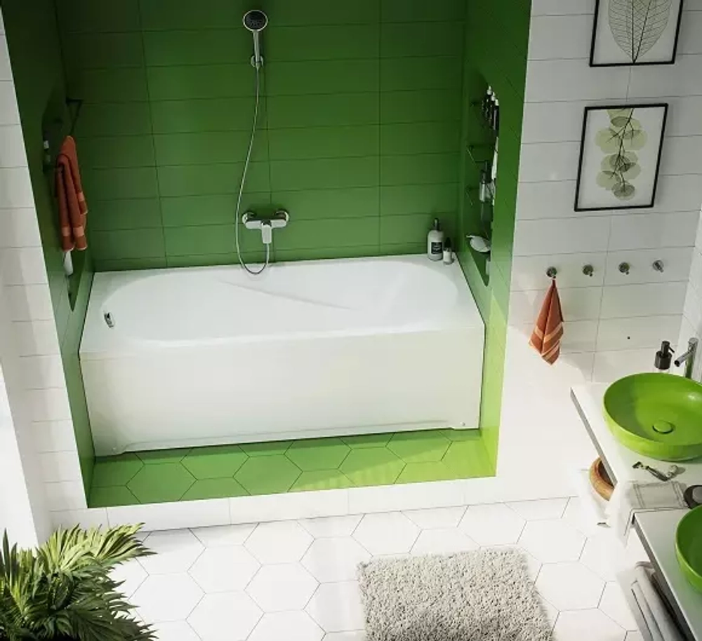 Акриловая ванна Aquatek Лугано Lifestyle 150х70  прямоугольная