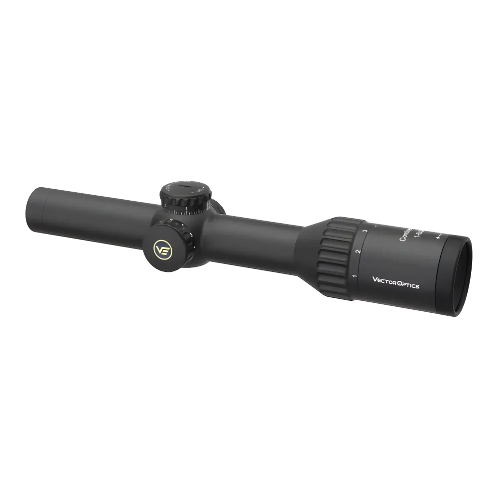 Оптический прицел Vector Optics Continental X6 1-6x24I FIBER Tactical (SCOC-44) - вид сбоку с логотипом