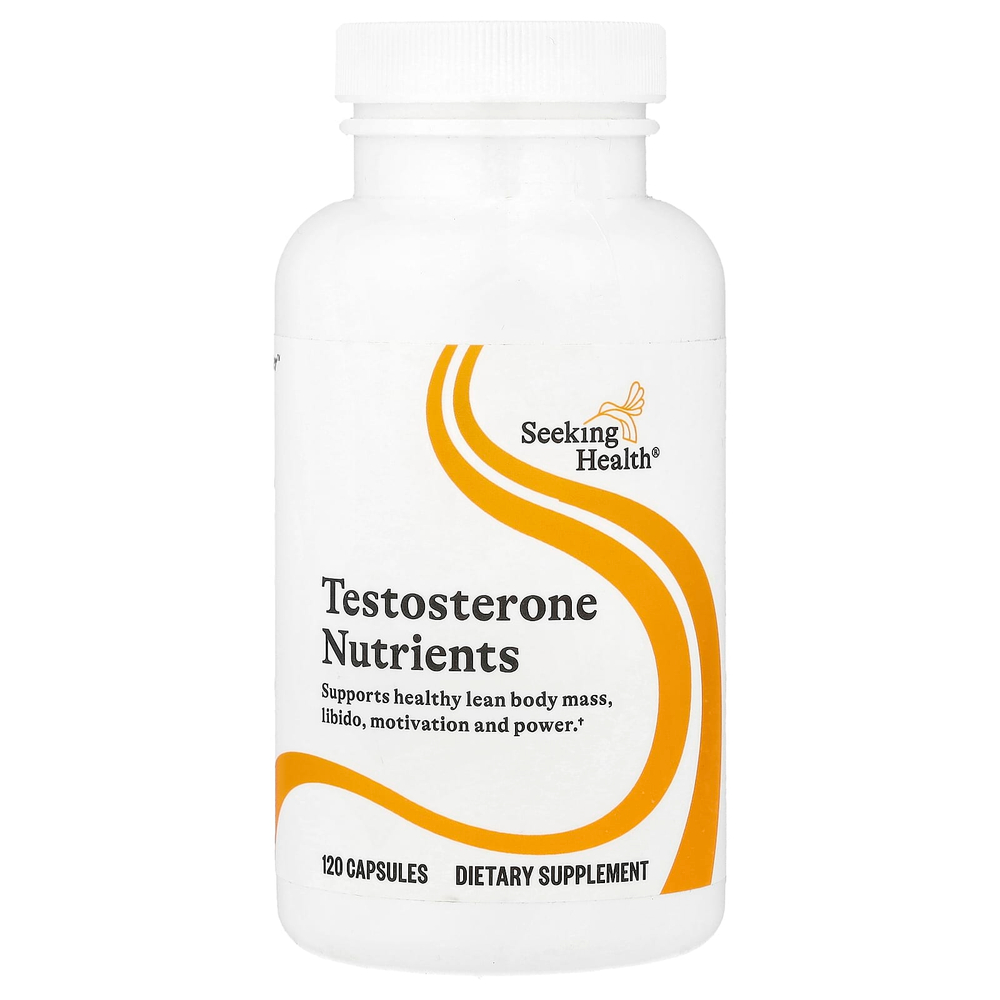 Seeking Health, Testosterone Nutrients, 120 капсул