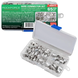 Клеммы контактные автомобильные, набор 65пр. RockFORCE RF-068915