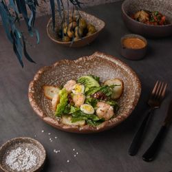 Салатник 750 мл d 22 см h6,5 см Brown Crush Untouched Taiga P.L. Proff Cuisine [1]