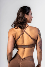 Топ Medium-Support Sports Bra TOTALLY SEAMLESS 305 Коричневый