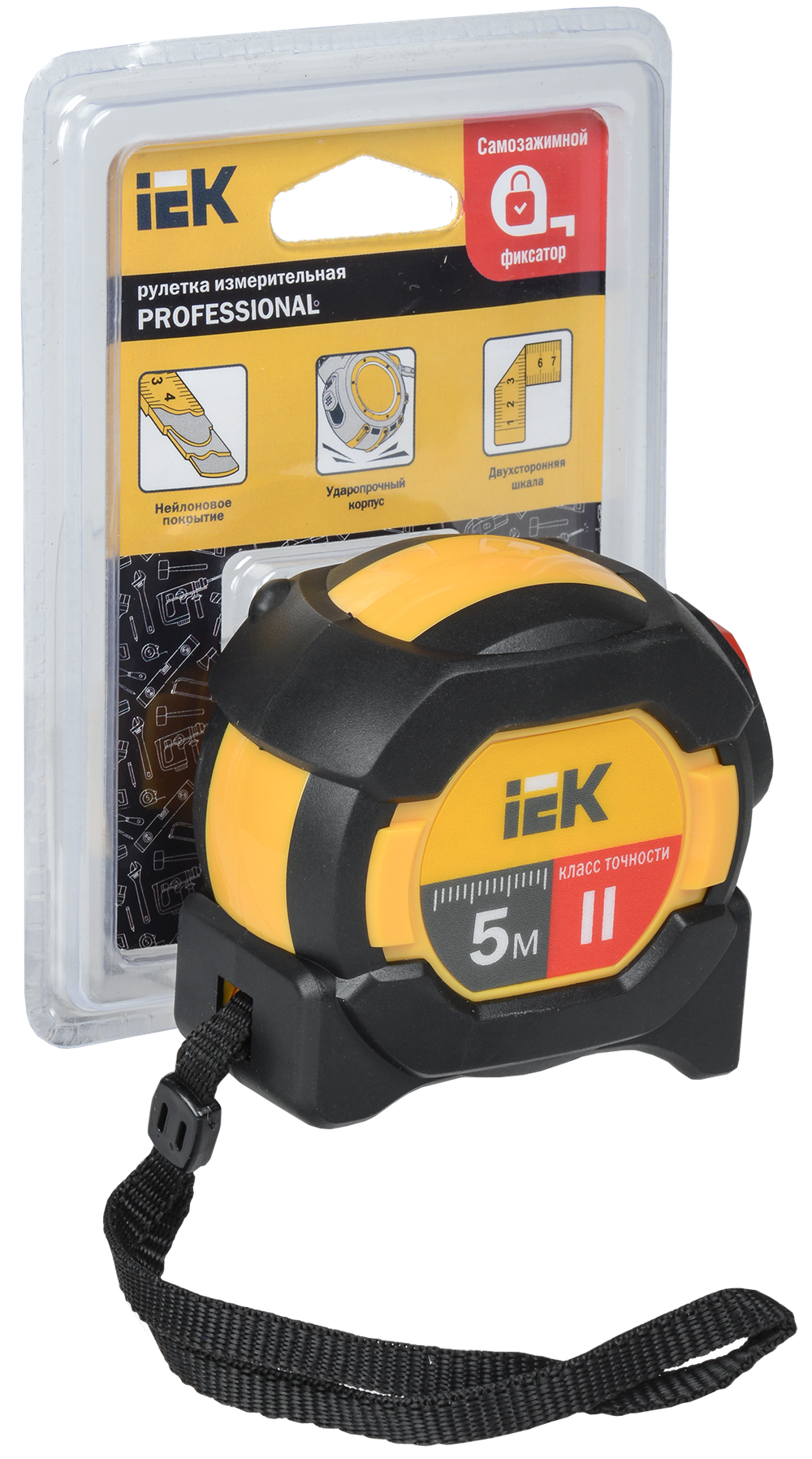 Рулетка измерительная PROFESSIONAL 5м IEK