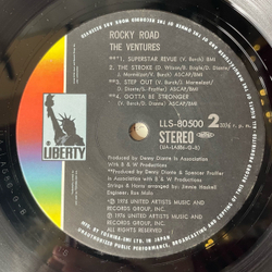 Винтажная виниловая пластинка LP The New Ventures Rocky Road (Япония 1976) (Без Оби)