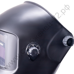 Маска сварщика КОРУНД черная (ф-р АСФ 4/9-13 с внеш. рег., пр-во FoxWeld) ,без коробки