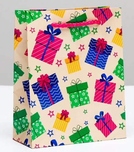 7465055 Пакет подарочный Твой день, S 12*15*5,5 см (10702070/101019/0208784, КИТАЙ)