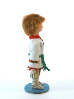 Кукла коллекционная деревенский Мальчик