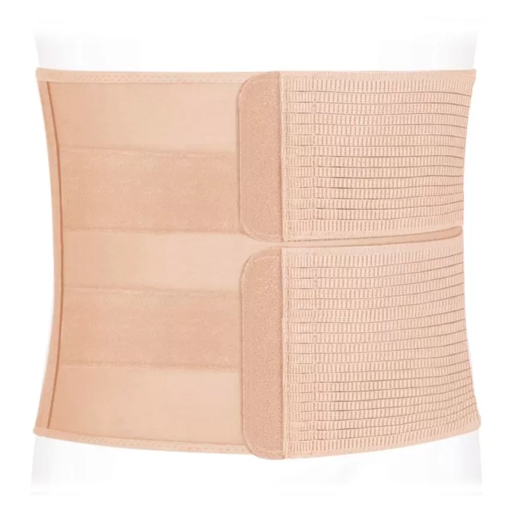 Бандаж послеоперационный на брюшную стенку 2-панельный Ecoten размер S бежевый