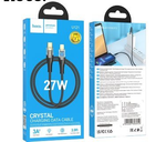 U121 Gold standard Transparent Discovery Edition PD charging data cable iP