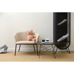 Лаунж-кресло paal, букле, бежевое