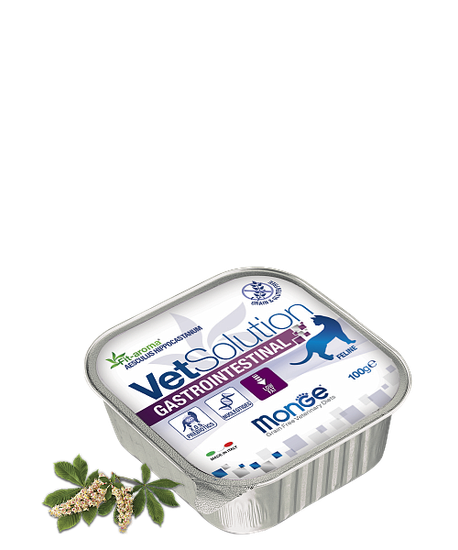 Корм для кошек Monge VetSolution Gastrointestinal, при проблемах с ЖКТ, беззерновой 100 г