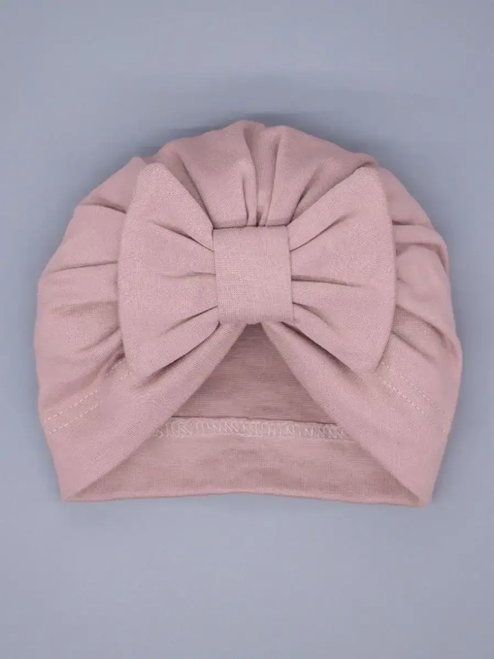 Чалма осенняя детская с бантиком