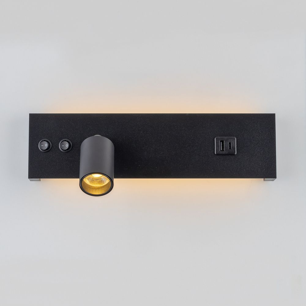 Citilux Декарт CL704461 LED USB Светильник с выключателем Чёрный