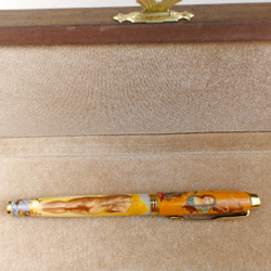 Коллекционная ручка Parker с ручной росписью Палех "по мотивам Дали"