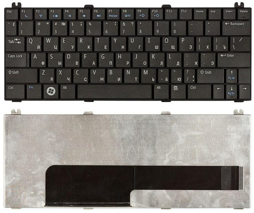 Клавиатура для ноутбука Dell Inspiron Mini 12 1210 черная