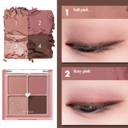 Компактная палетка теней для век Rom&Nd Better Than Eyes #02 Dry Rose, 6.5гр
