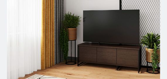 Тумба ТВ 3Д венге