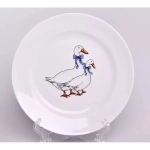 Тарелка мелкая 200 мм Гуси Идиллия