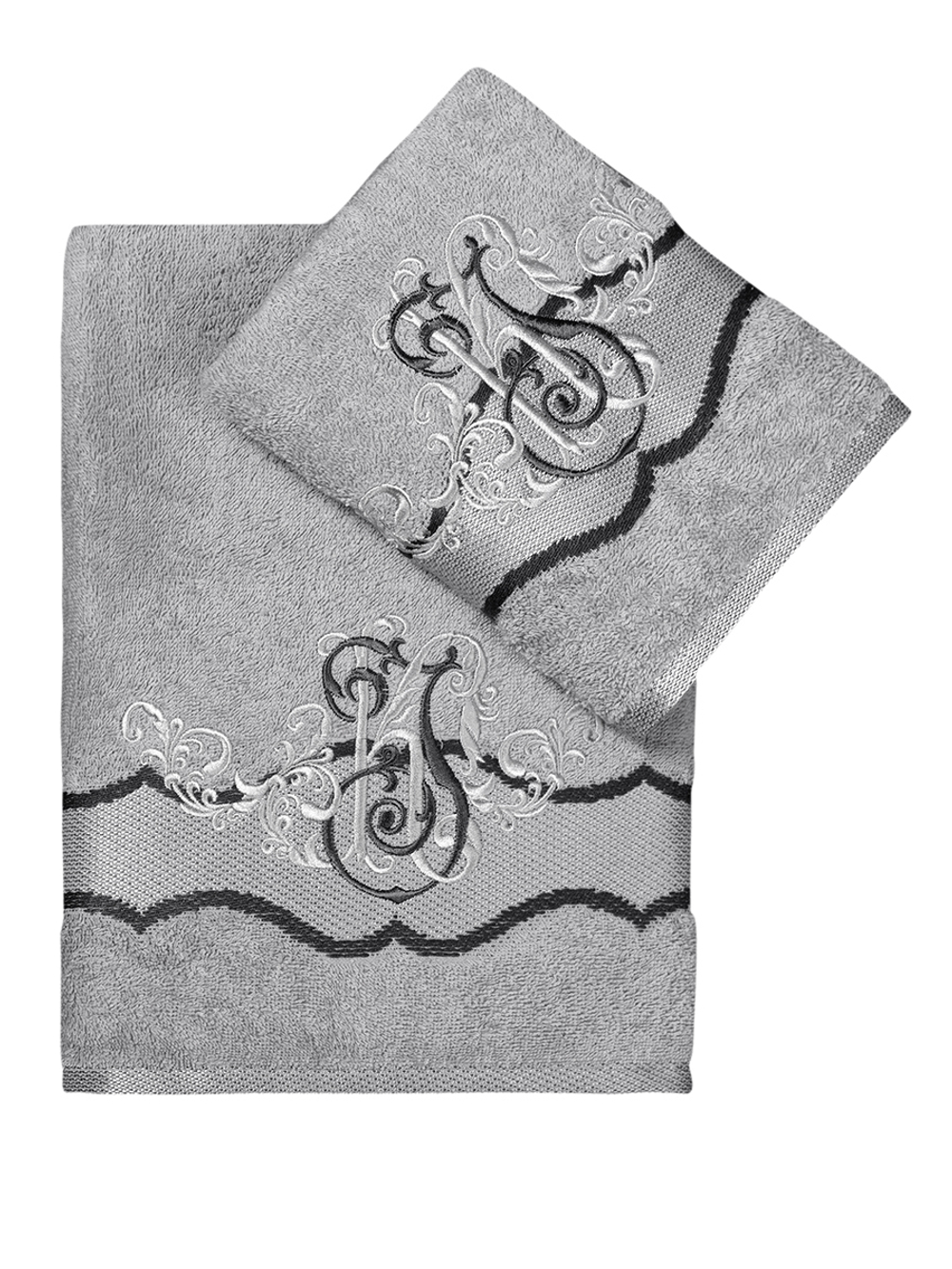 Комплект махровых полотенец ''KARNA'' ADVEN 50x90-70х140 см