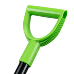 Лопата для уборки снега, поликарбонат, 460х400х1370 мм, стальной черенок, BASE Palisad