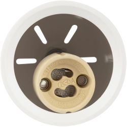 Трековый светильник однофазный ЭРА TR41-GU10 WH под лампу GU10 белый