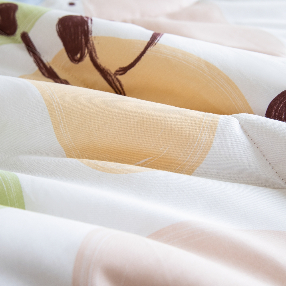 Комплект постельного белья Сатин с Одеялом Young 100% хлопок на резинке OBKR016