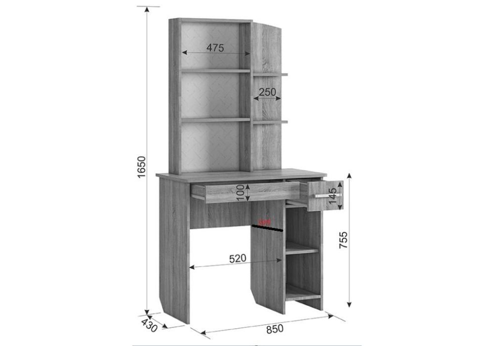 Трюмо Виктория-1