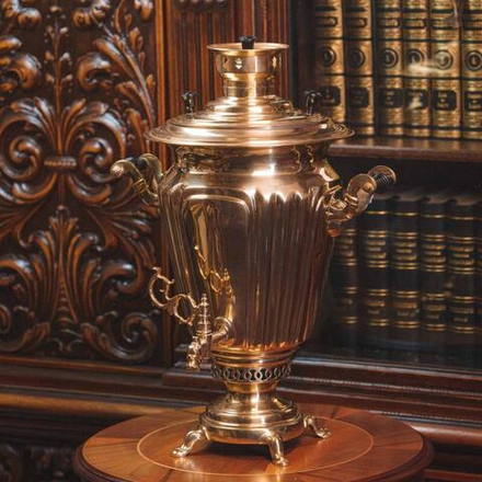 Антикварный тульский самовар в форме рюмки