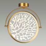 6627/36CL MIDCENT ODL24 000 античная бронза/металл/акрил Потолочный светильник поворотный град IP20 LED 36W 3000K 220V SOLARIS